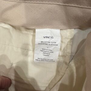 Vince White Bermudas Shorts